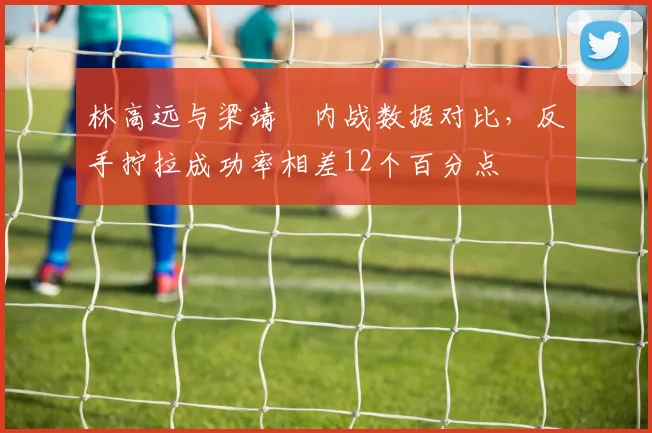 林高远与梁靖崑内战数据对比，反手拧拉成功率相差12个百分点